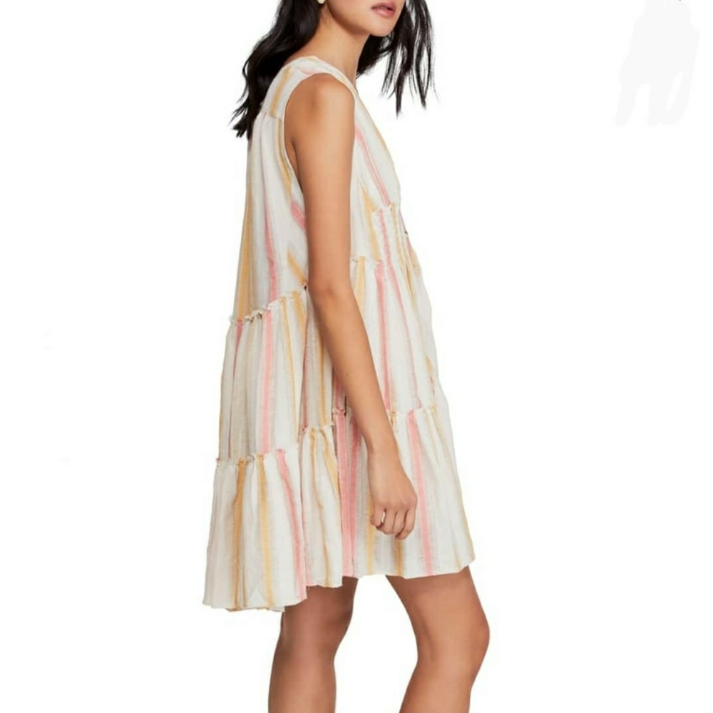 Free People loose fitting striped dress NWT